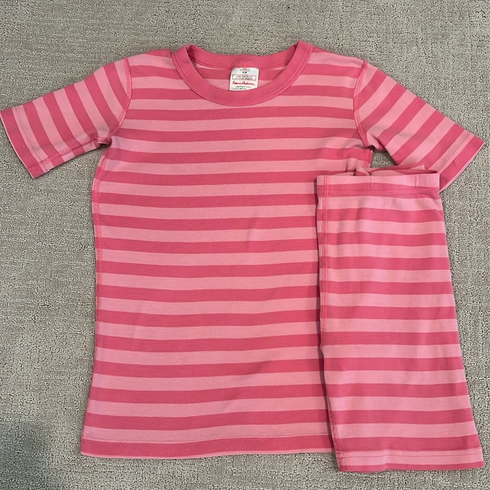 Hanna Andersson Pink Stripe PJ